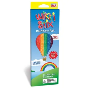 24 Wikki Stix, Rainbow Pack