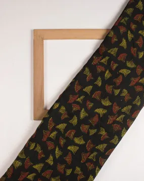 Akola Hand Block Mercerized Slub Chanderi Fabric