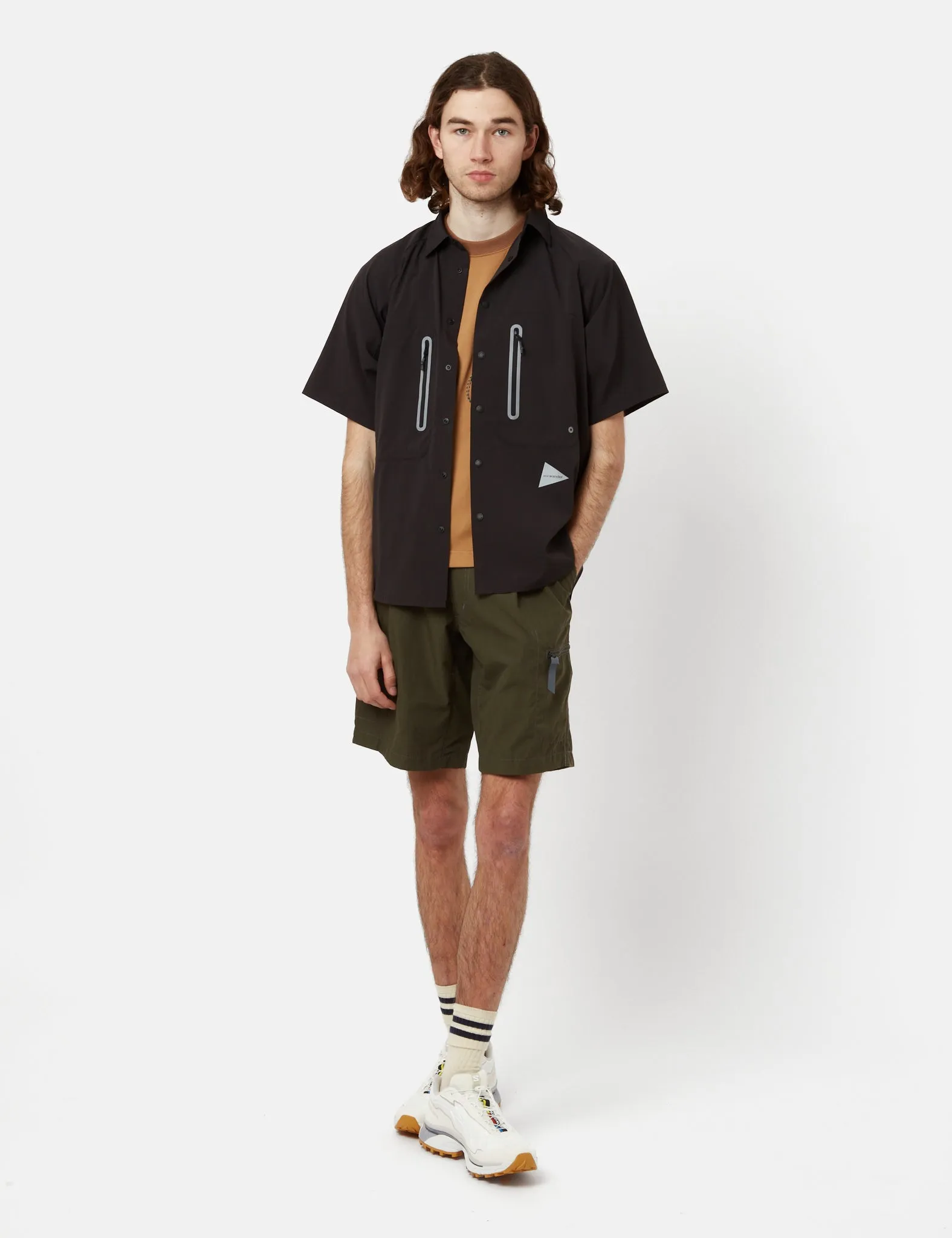 And Wander Tech T-Shirt - Black