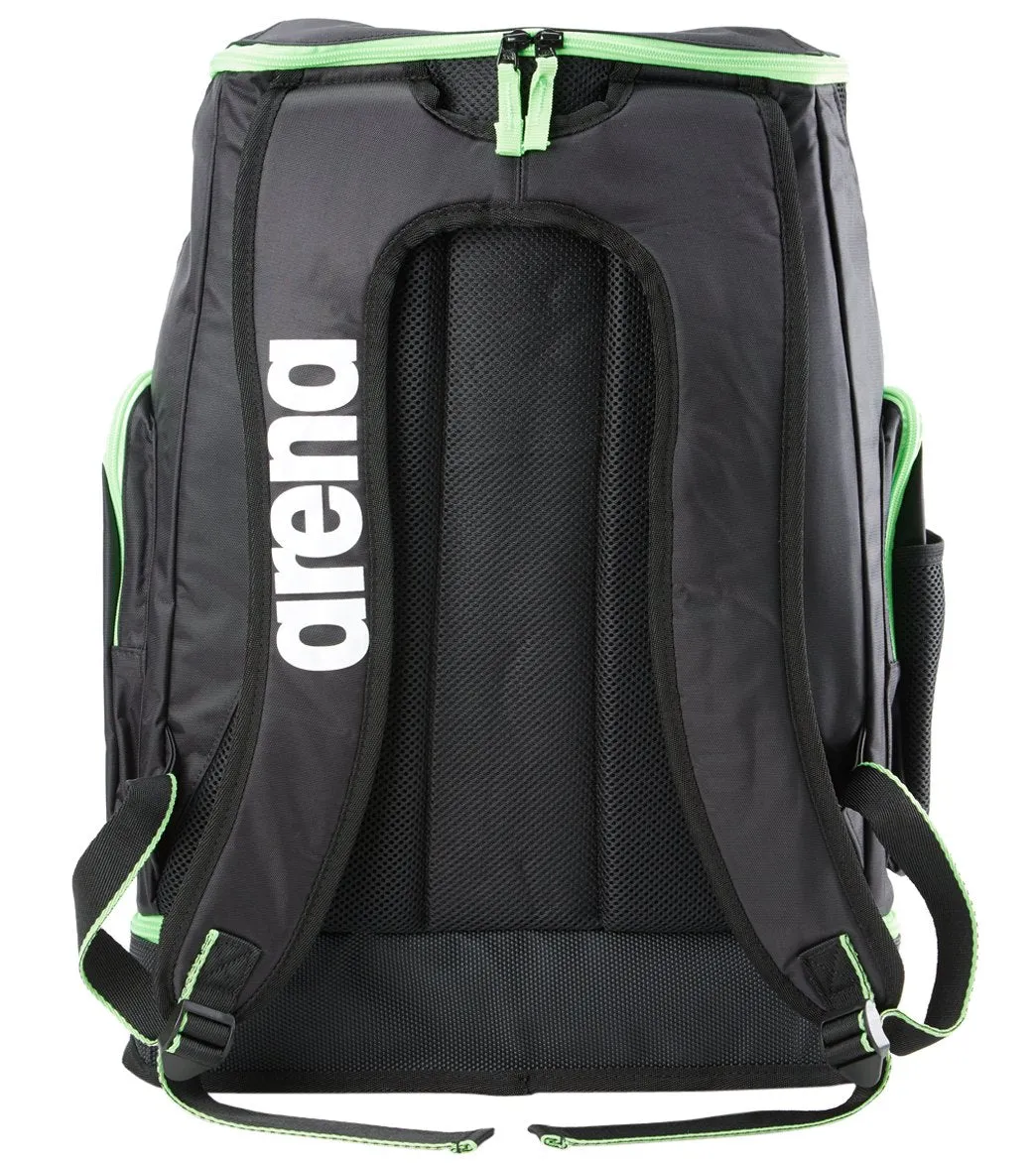 Arena Solid Spiky 2 Large Backpack Black X-Pivot-Fluorescent Green