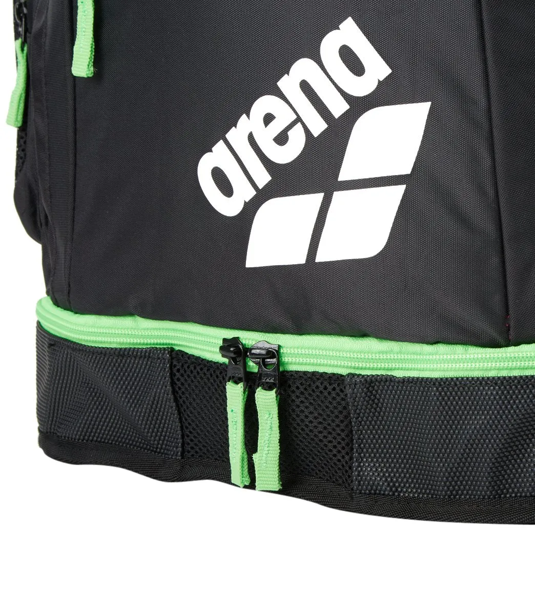 Arena Solid Spiky 2 Large Backpack Black X-Pivot-Fluorescent Green