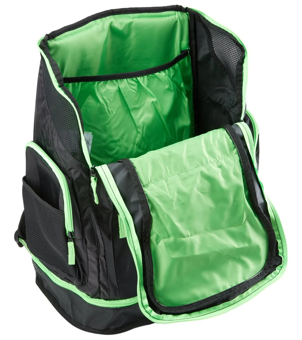 Arena Solid Spiky 2 Large Backpack Black X-Pivot-Fluorescent Green