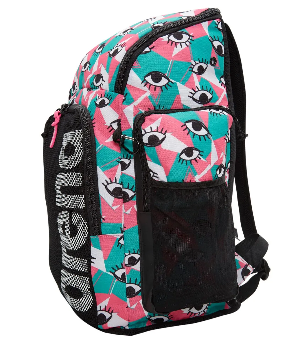 Arena Team 45 Allover Print Backpack Eyes