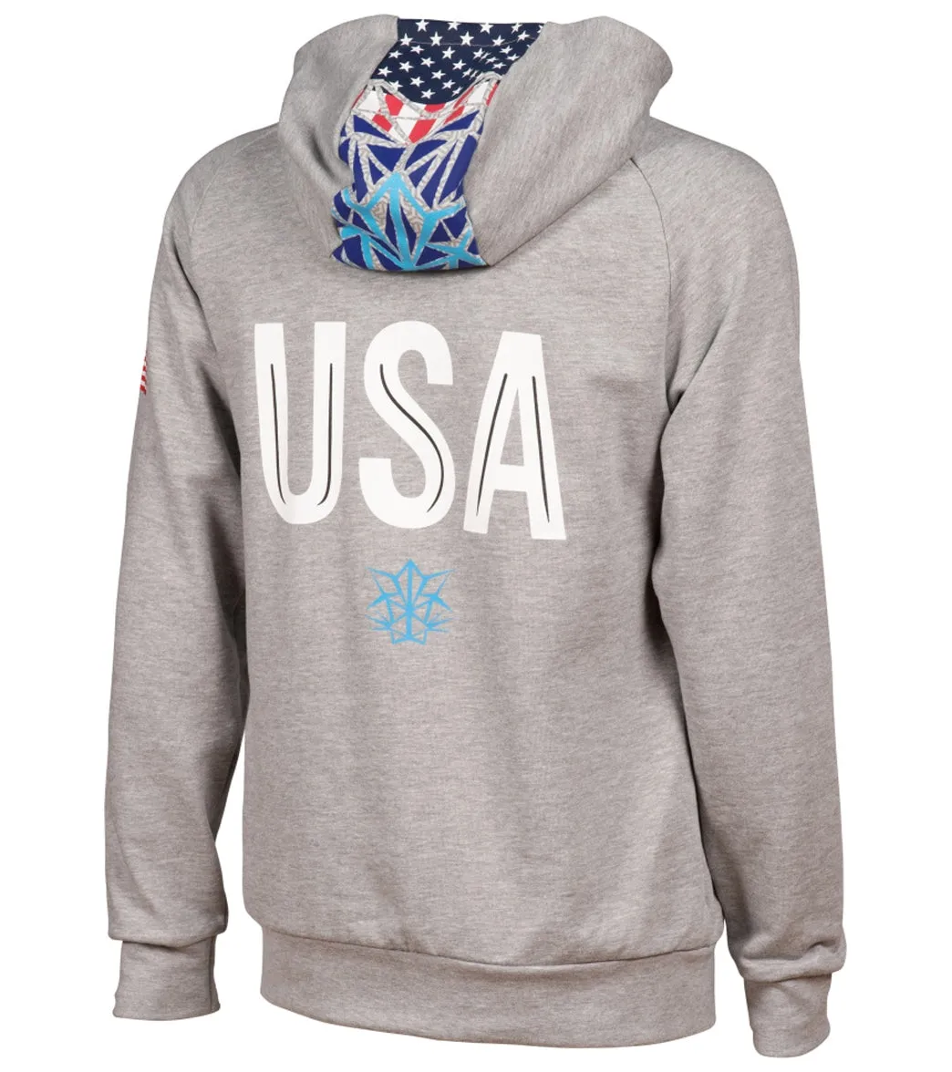 Arena Unisex OG Pullover Hoodie US Medium Grey Melange