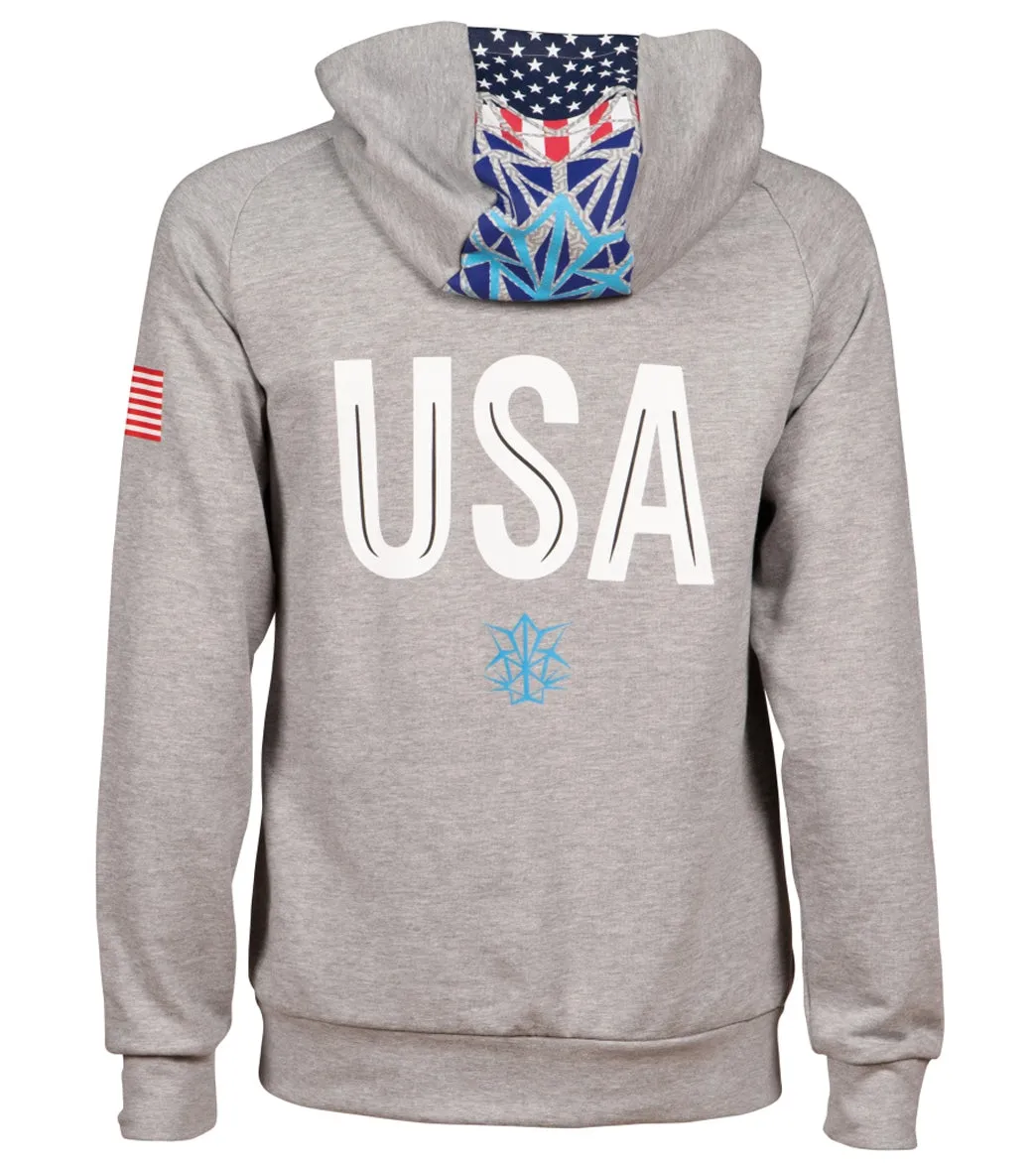 Arena Unisex OG Pullover Hoodie US Medium Grey Melange