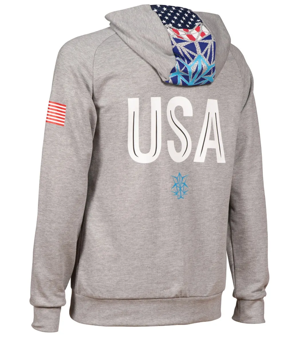 Arena Unisex OG Pullover Hoodie US Medium Grey Melange