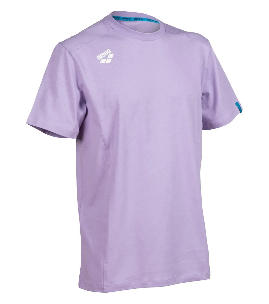 Arena Unisex Team Panel Short Sleeve T-Shirt Lavanda