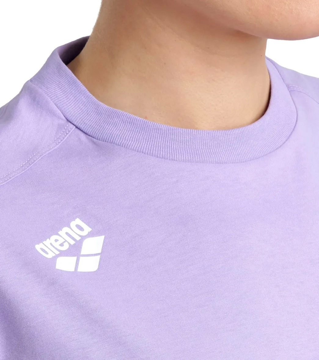 Arena Unisex Team Panel Short Sleeve T-Shirt Lavanda