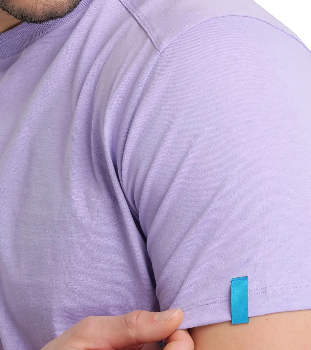 Arena Unisex Team Panel Short Sleeve T-Shirt Lavanda