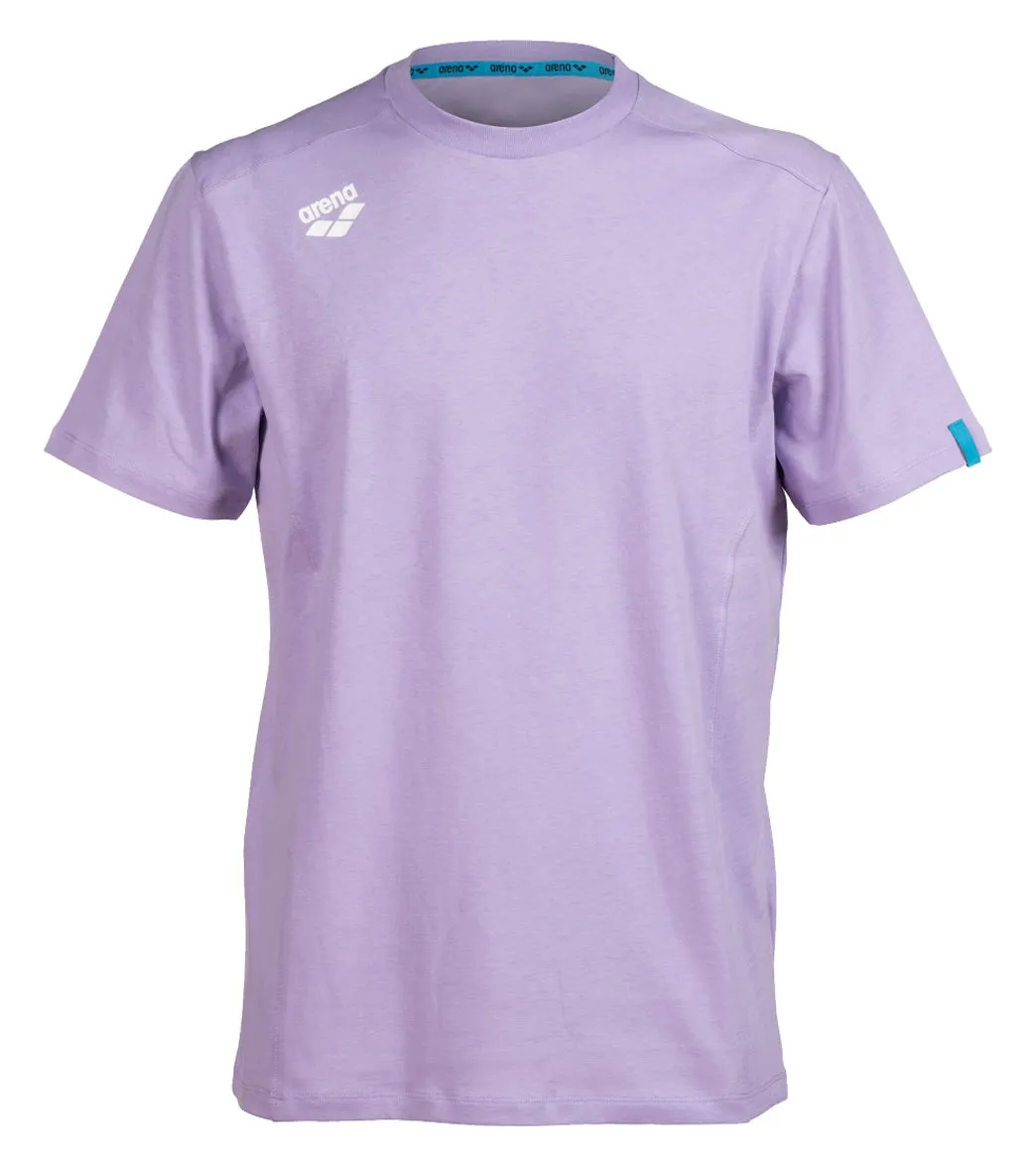 Arena Unisex Team Panel Short Sleeve T-Shirt Lavanda