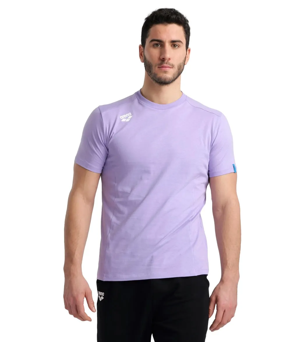 Arena Unisex Team Panel Short Sleeve T-Shirt Lavanda
