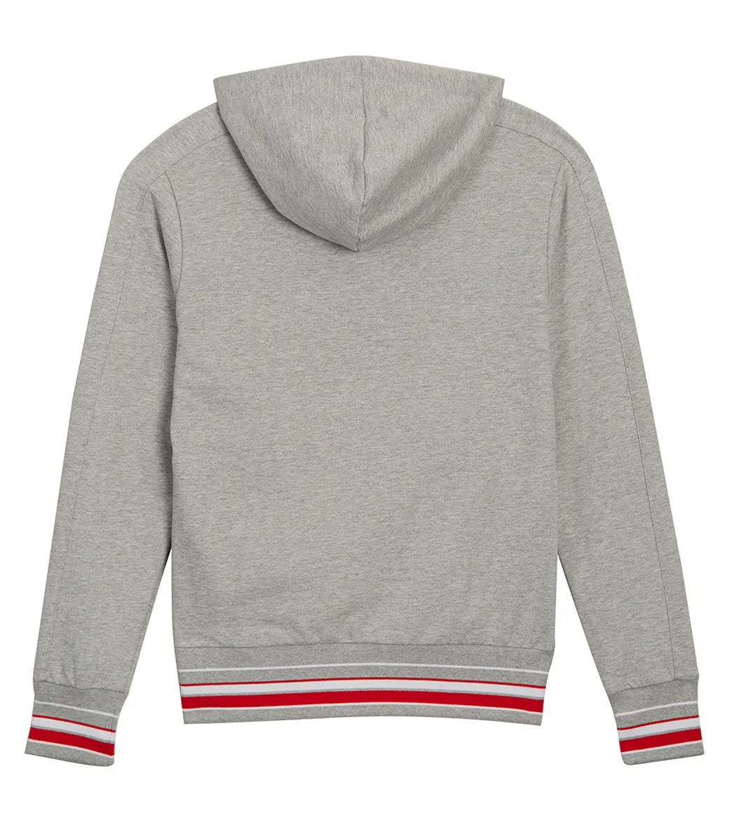Arena Unisex USA Pullover Hoodie Medium Grey Heather/Flag