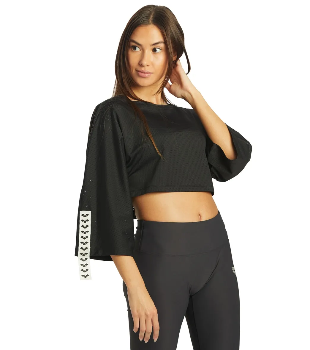 Arena Women's 3/4 Sleeve Crop Tee