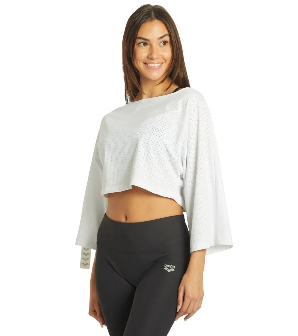 Arena Women's 3/4 Sleeve Crop Tee