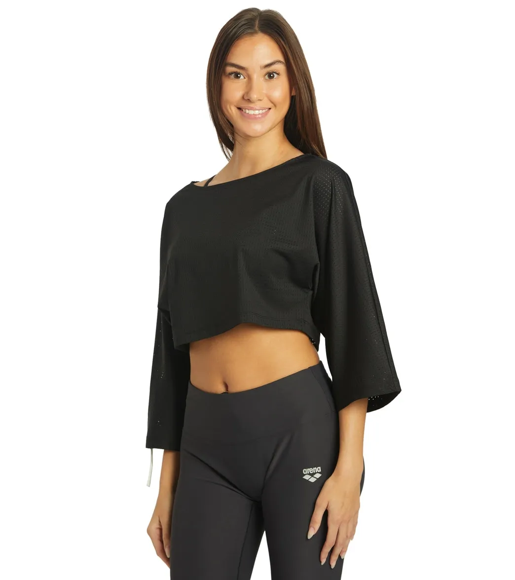 Arena Women's 3/4 Sleeve Crop Tee