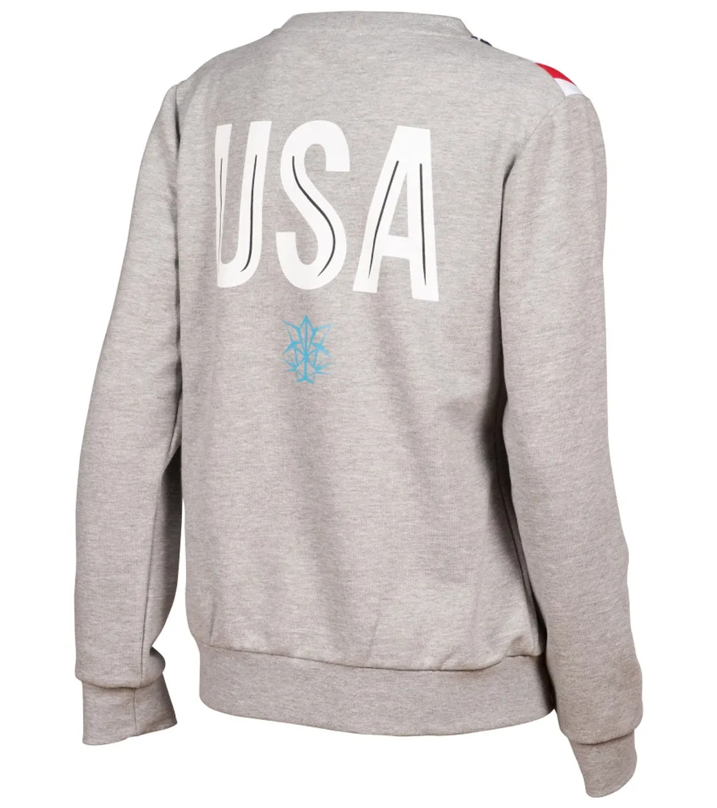 Arena Women's OG Crew Sweater Medium Grey Melange