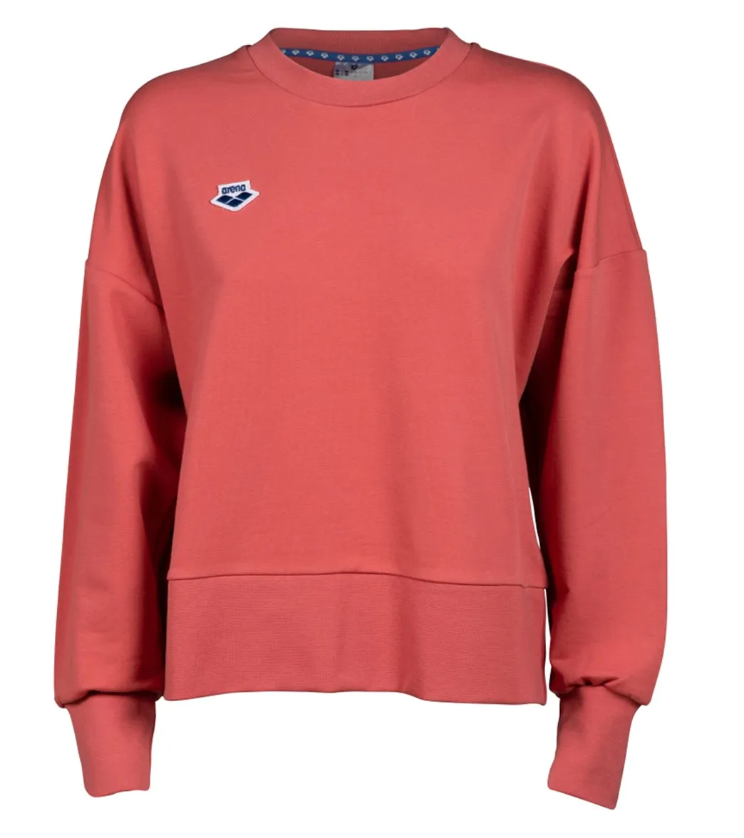 Arena Women's Oversize Crewneck Sweatshirt Astro Red