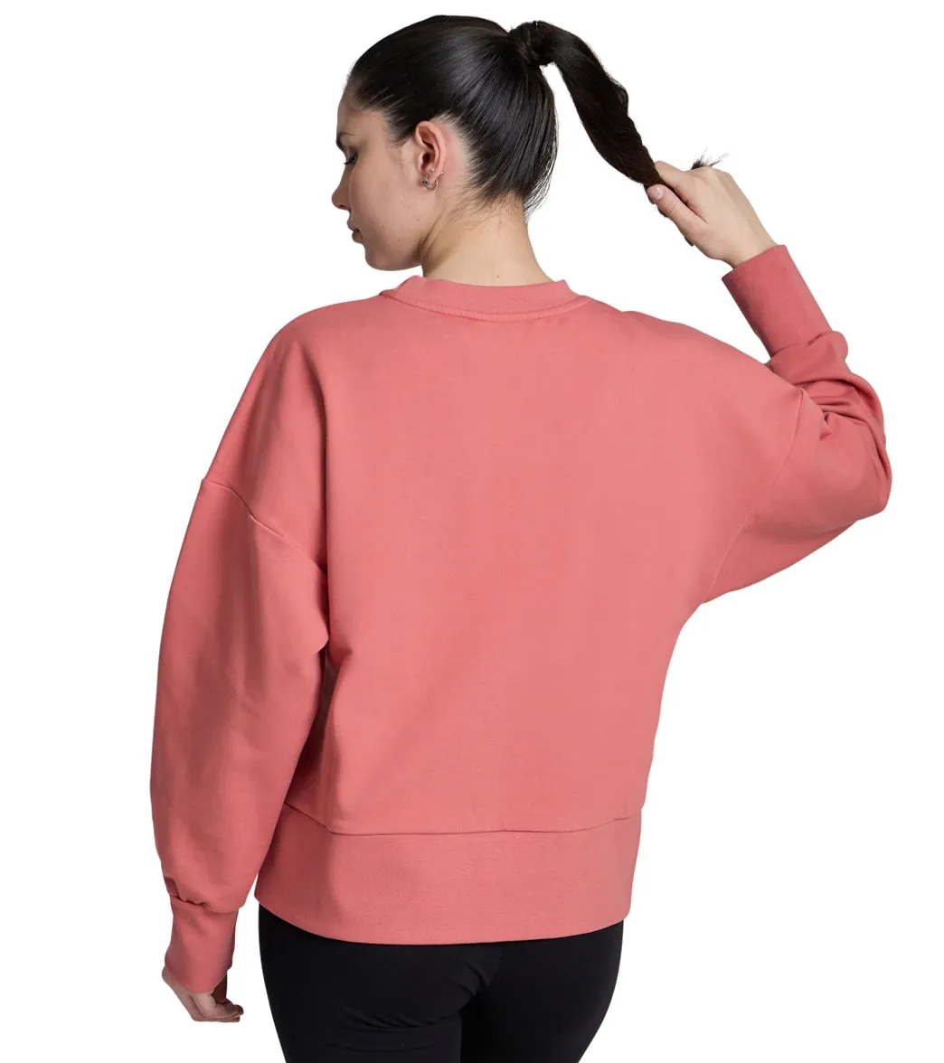 Arena Women's Oversize Crewneck Sweatshirt Astro Red