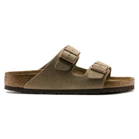 Arizona Regular Width Soft Footbed Taupe Suede