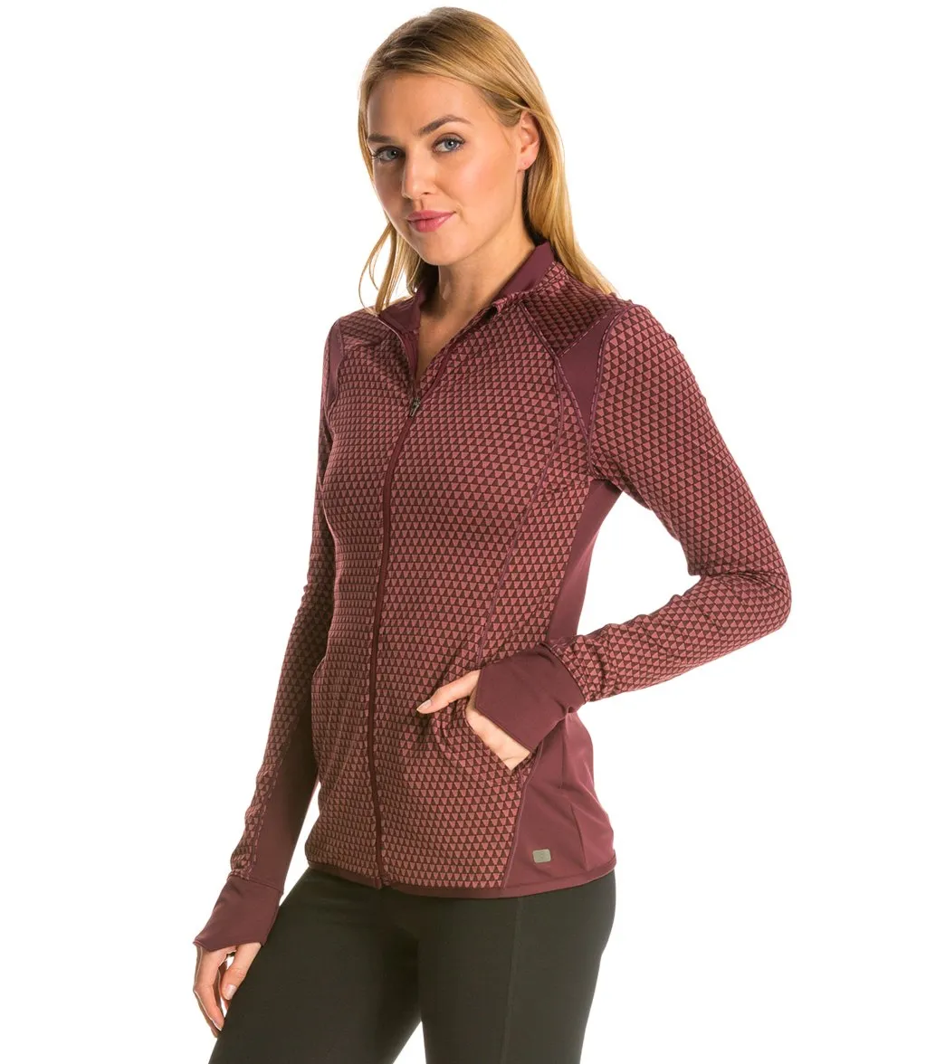 Asics Women's Fit-Sana Jacquard Full Zip Jacket