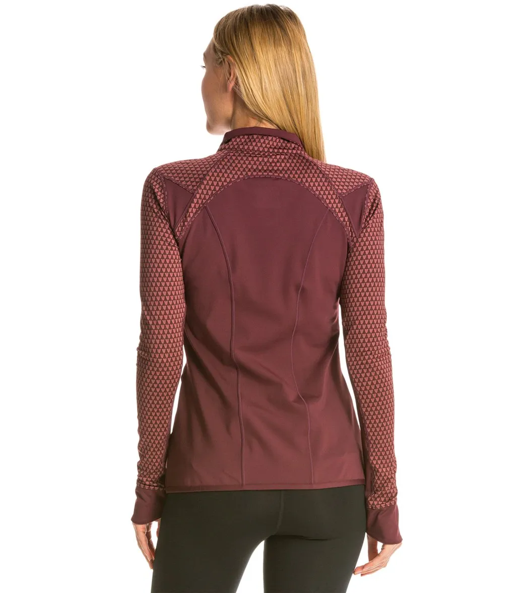 Asics Women's Fit-Sana Jacquard Full Zip Jacket