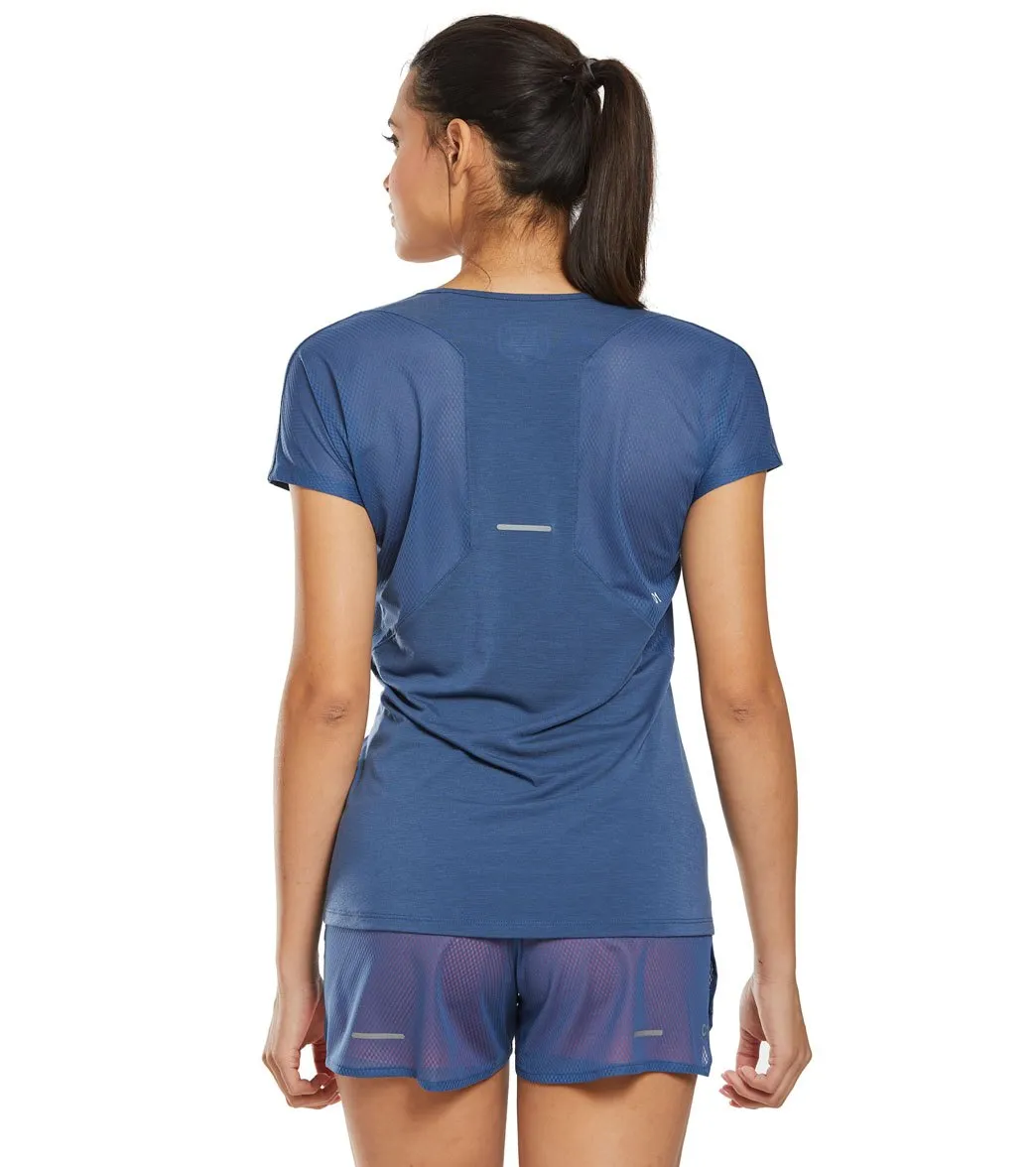 Asics Women's V-Neck SS Top