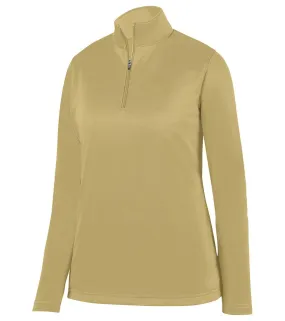 Augusta Sportswear Women's Wicking Fleece Quarter Zip Pullover Vegas Gold
