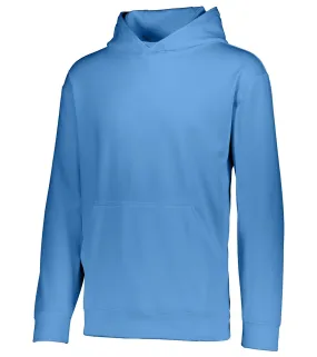 Augusta Sportswear Youth Wicking Fleece Hoodie Columbia Blue