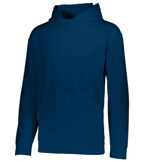 Augusta Sportswear Youth Wicking Fleece Hoodie Navy