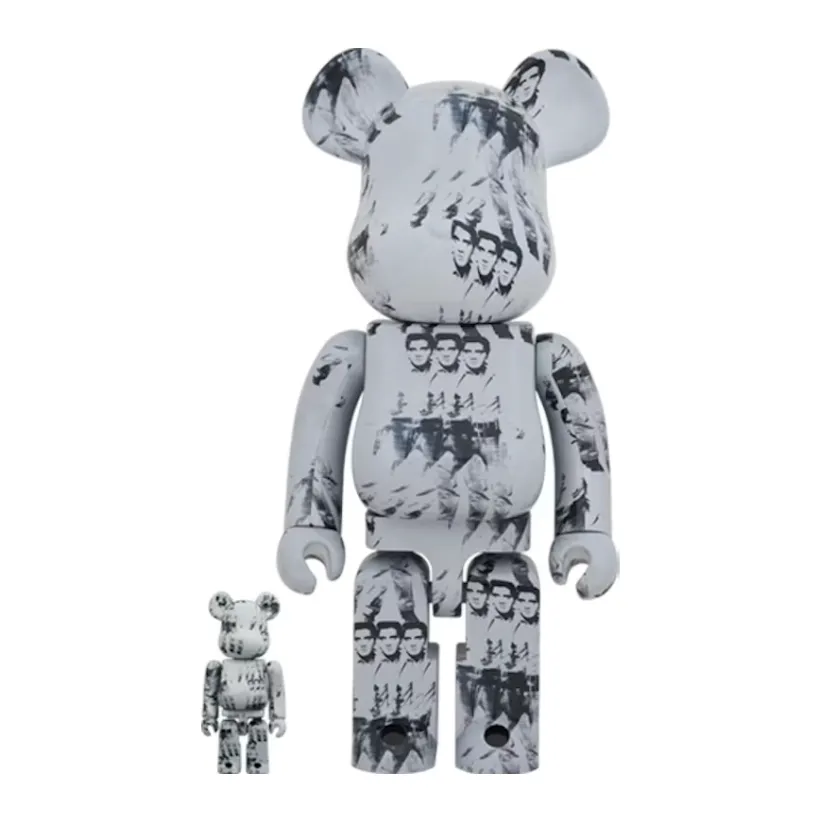 Bearbrick Andy Warhol's Elvis Presley 100% & 400% Set