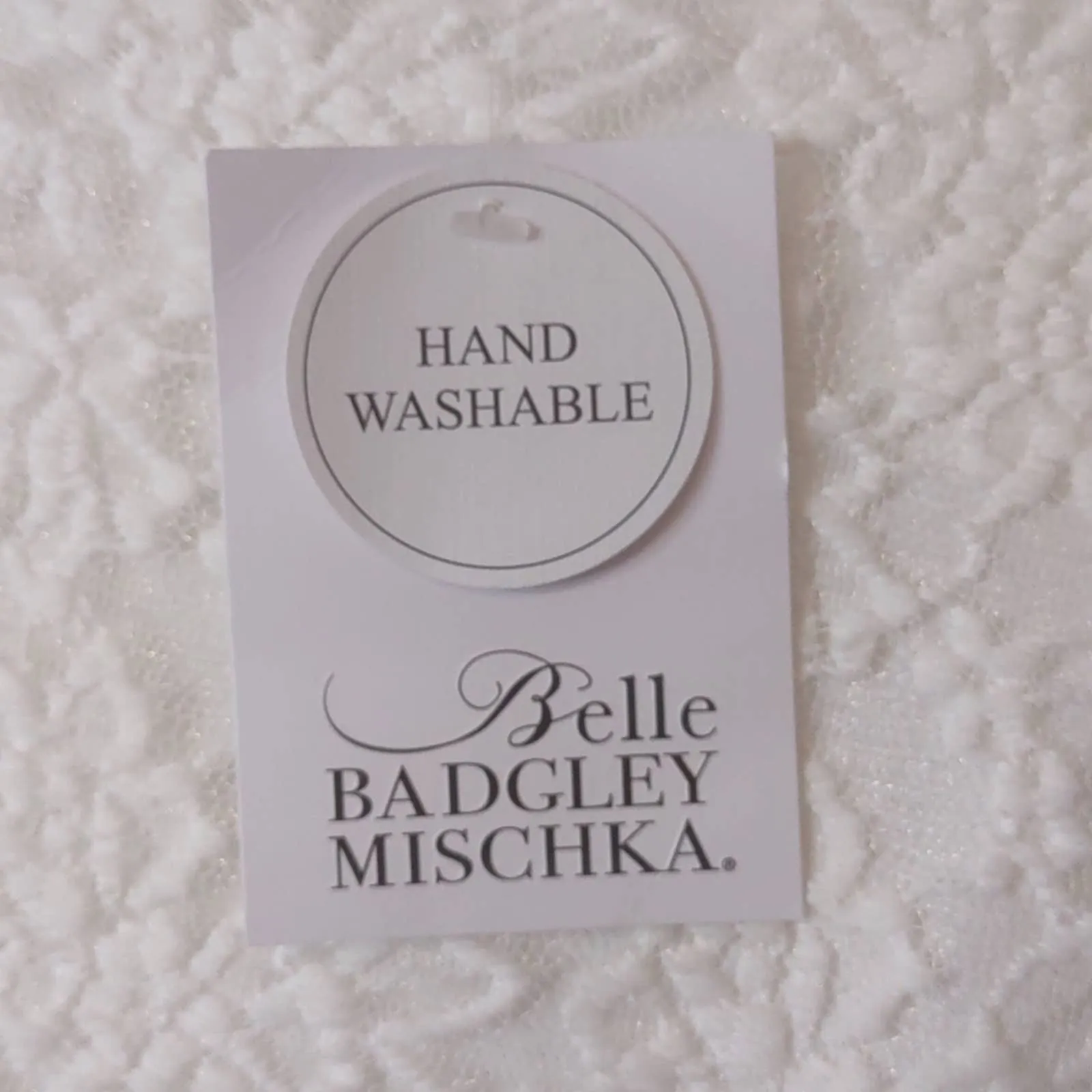 Belle Badgley Mischka Dresses Ivory Lace Lana Dress
