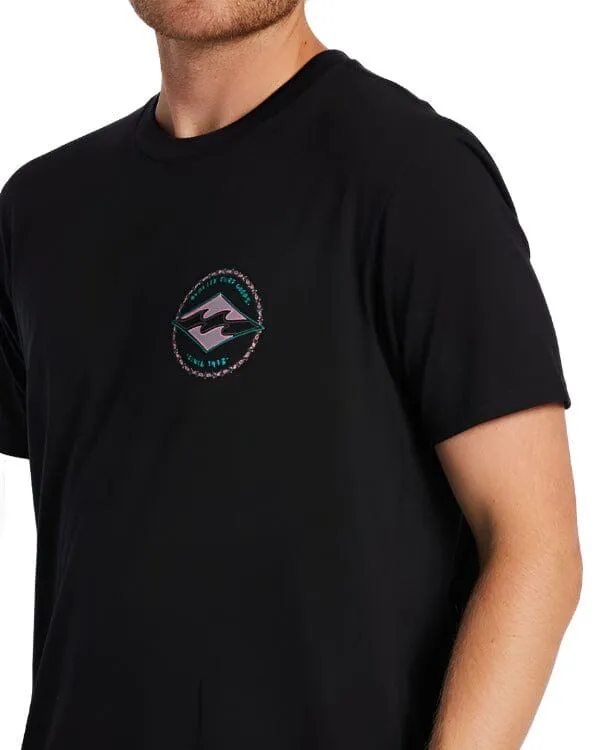 BILLABONG Rotor Diamond Short Sleeve T-Shirt Black