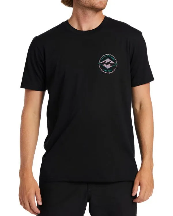 BILLABONG Rotor Diamond Short Sleeve T-Shirt Black