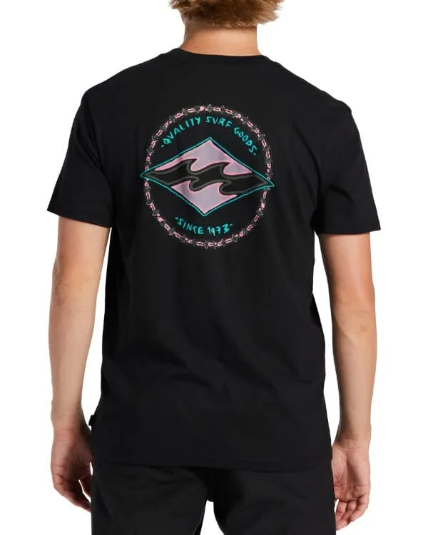 BILLABONG Rotor Diamond Short Sleeve T-Shirt Black