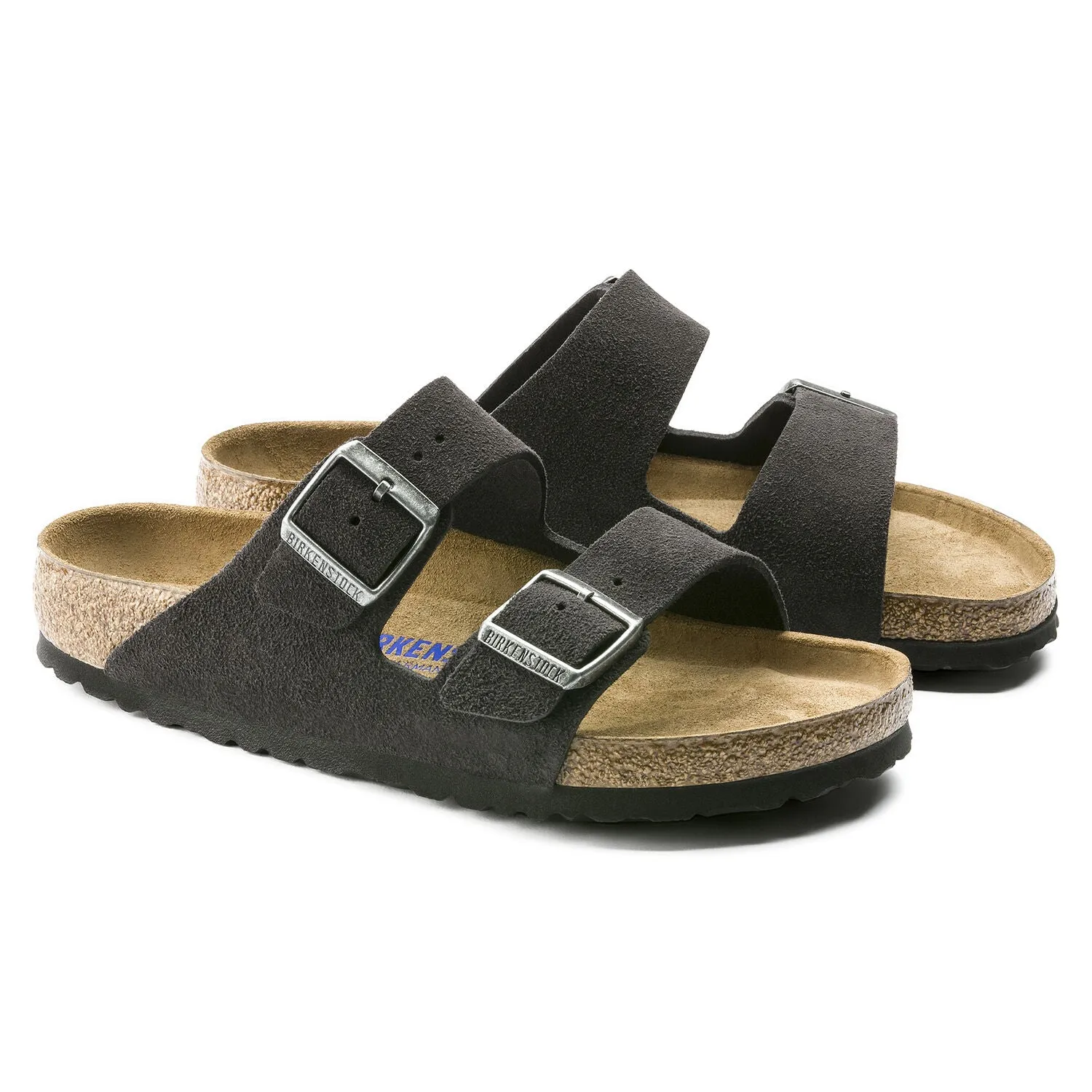 BIRKENSTOCK ARIZONA GREY SUEDE LEATHER
