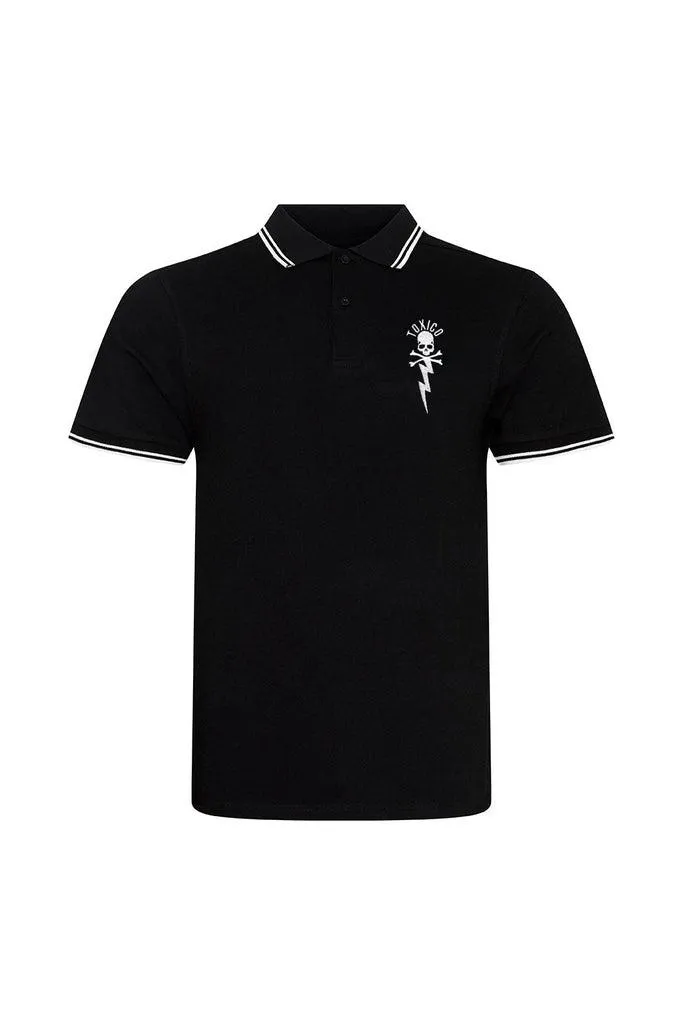 Bolt Skull Polo Shirt