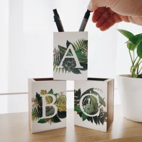 Botanical Monogram Penholder [CLEARANCE]