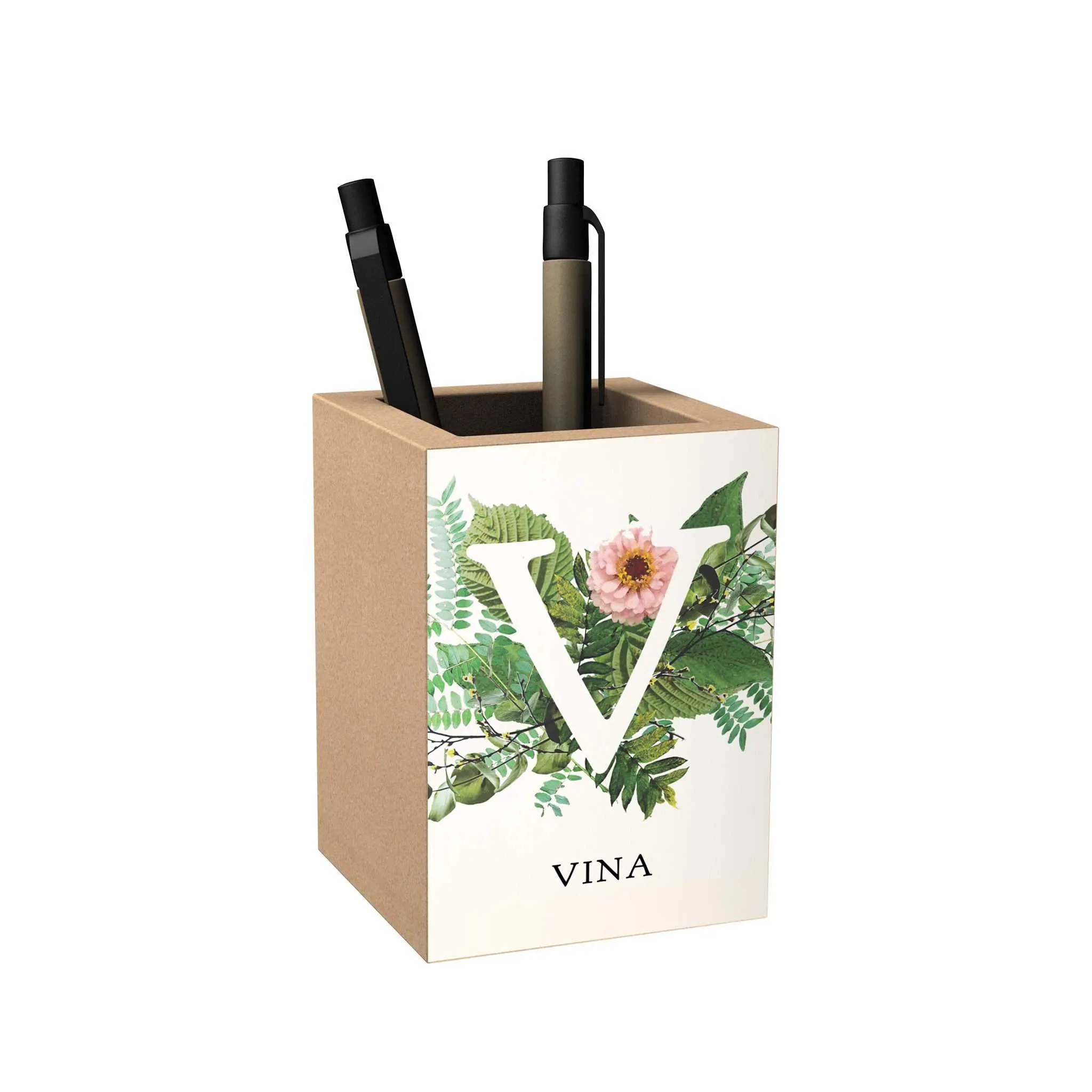 Botanical Monogram Penholder [CLEARANCE]