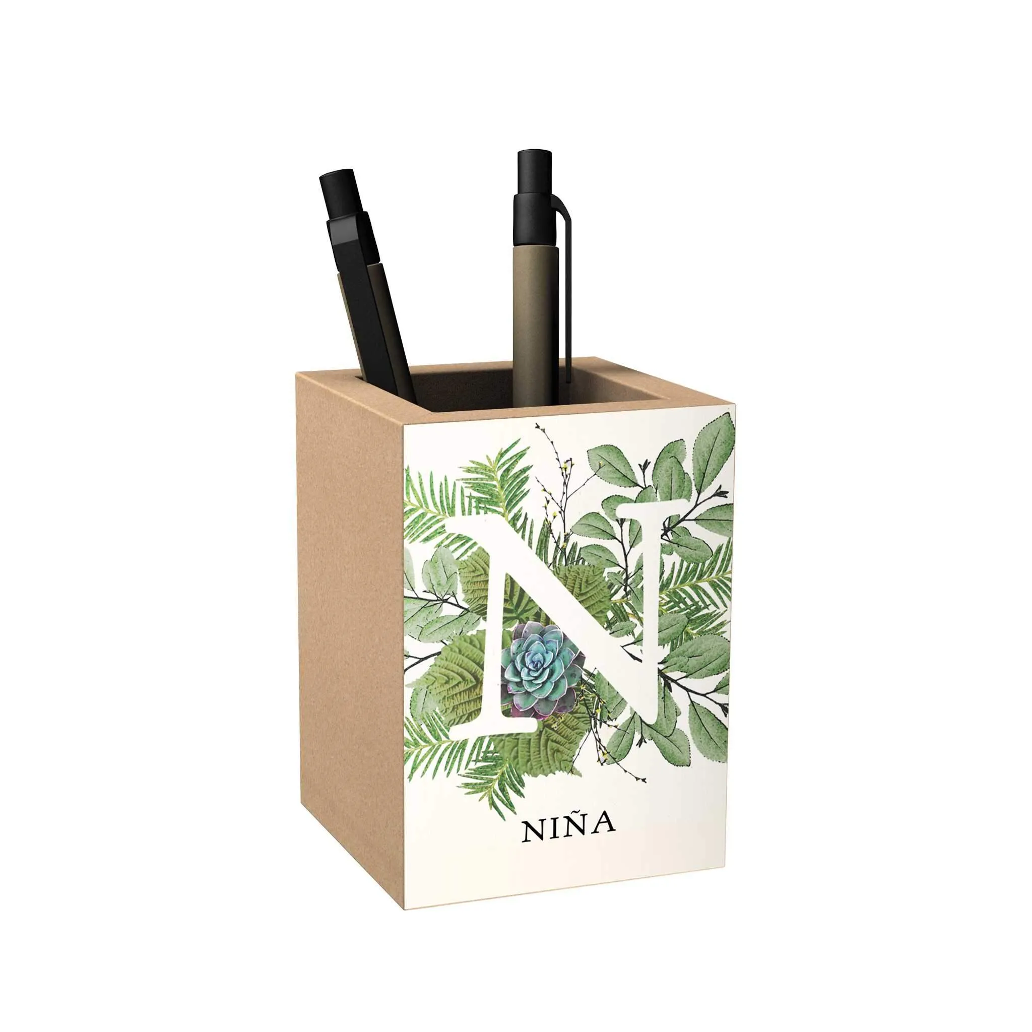 Botanical Monogram Penholder [CLEARANCE]