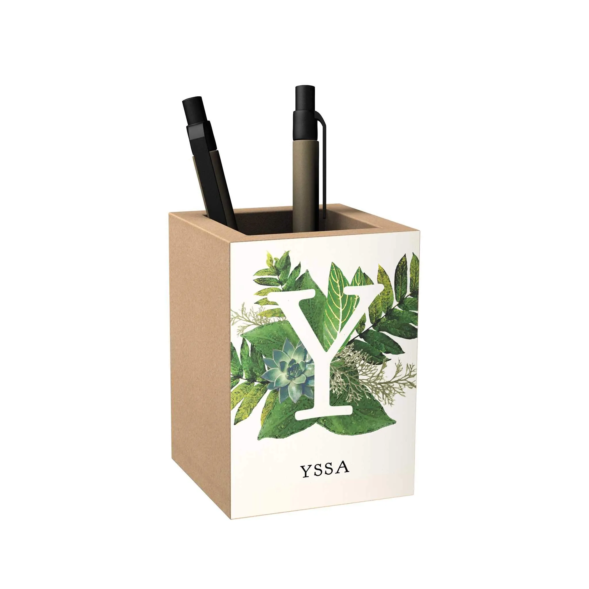 Botanical Monogram Penholder [CLEARANCE]