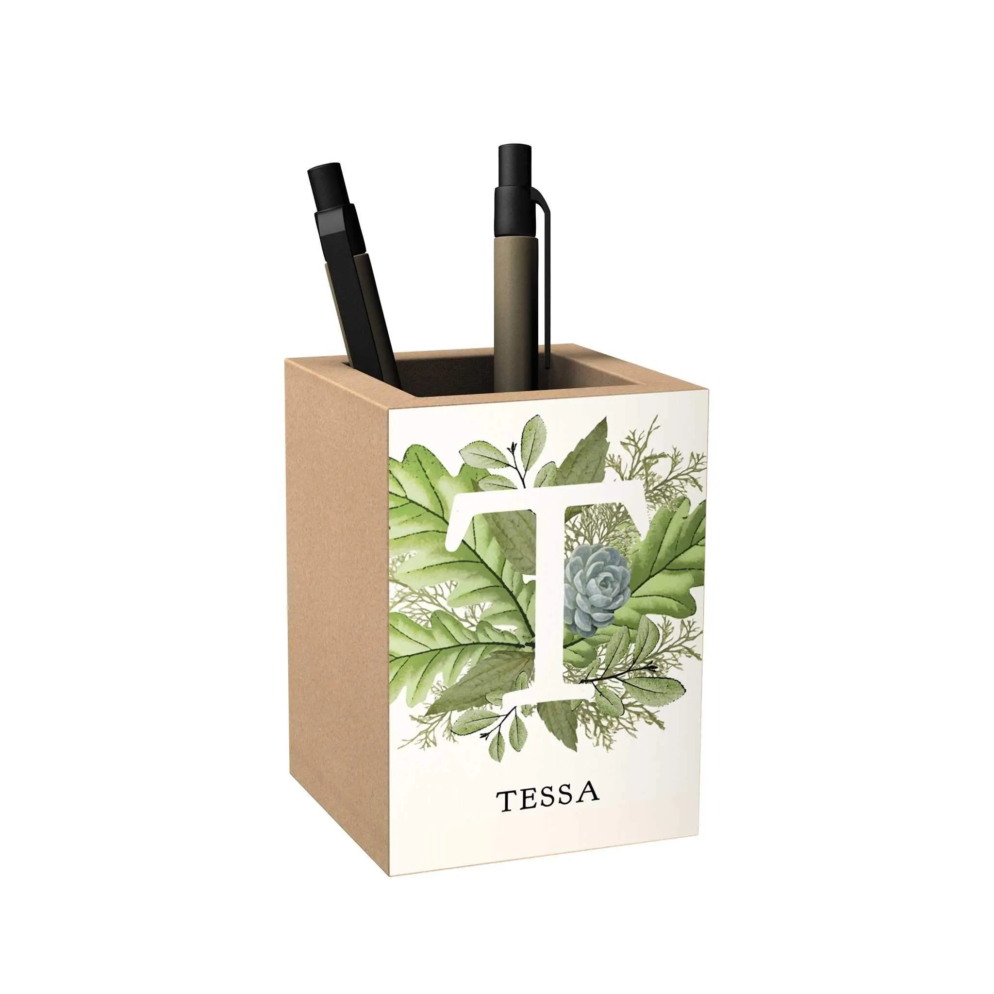 Botanical Monogram Penholder [CLEARANCE]