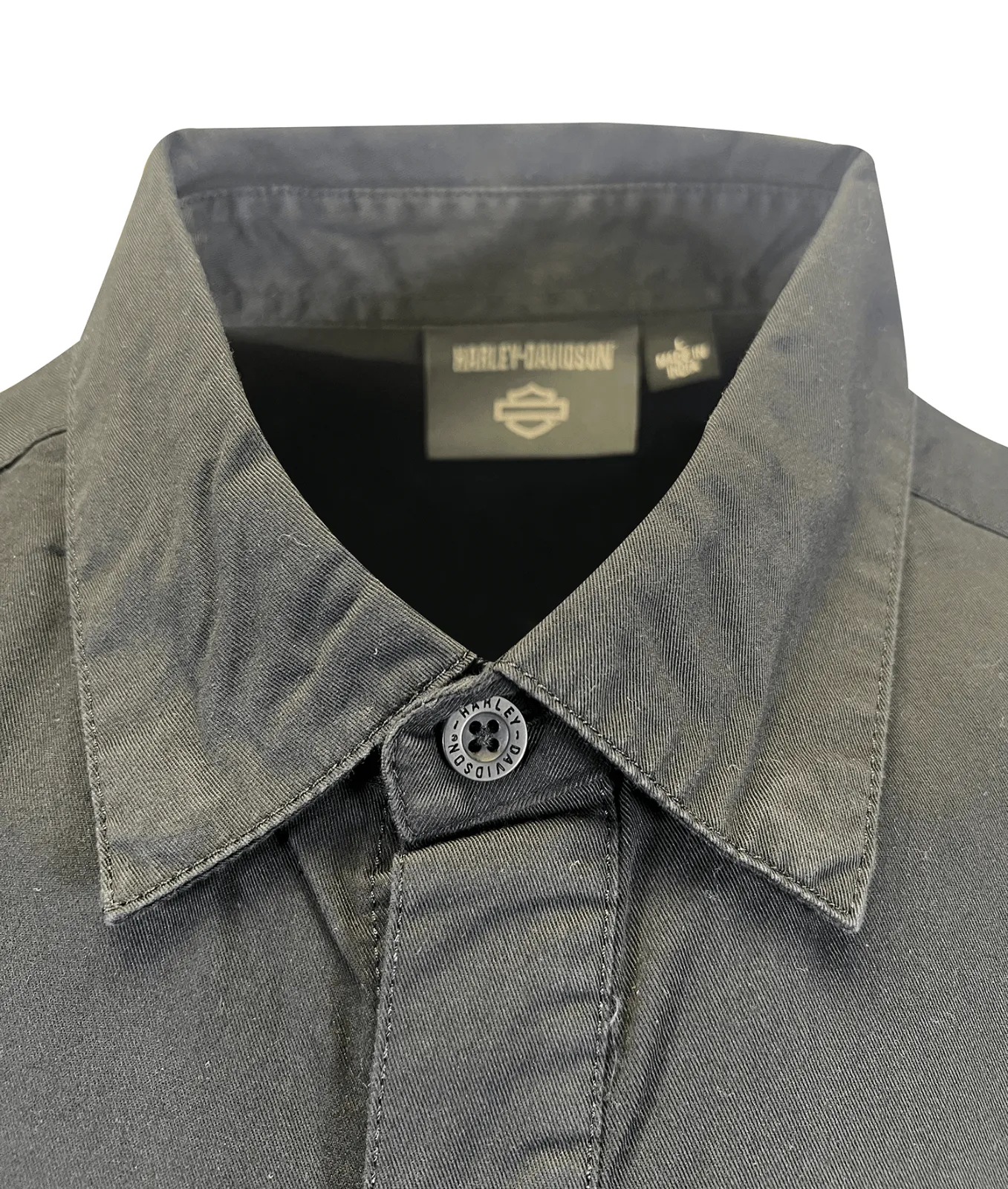 Branded  Men's Black Beauty Shirt Willie G Skull Short Sleeve (S64)