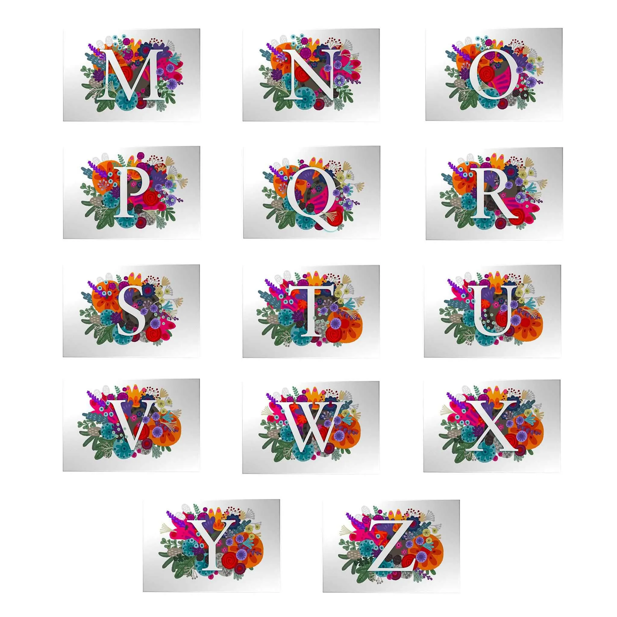Burst of Colors Decoposter M - Z