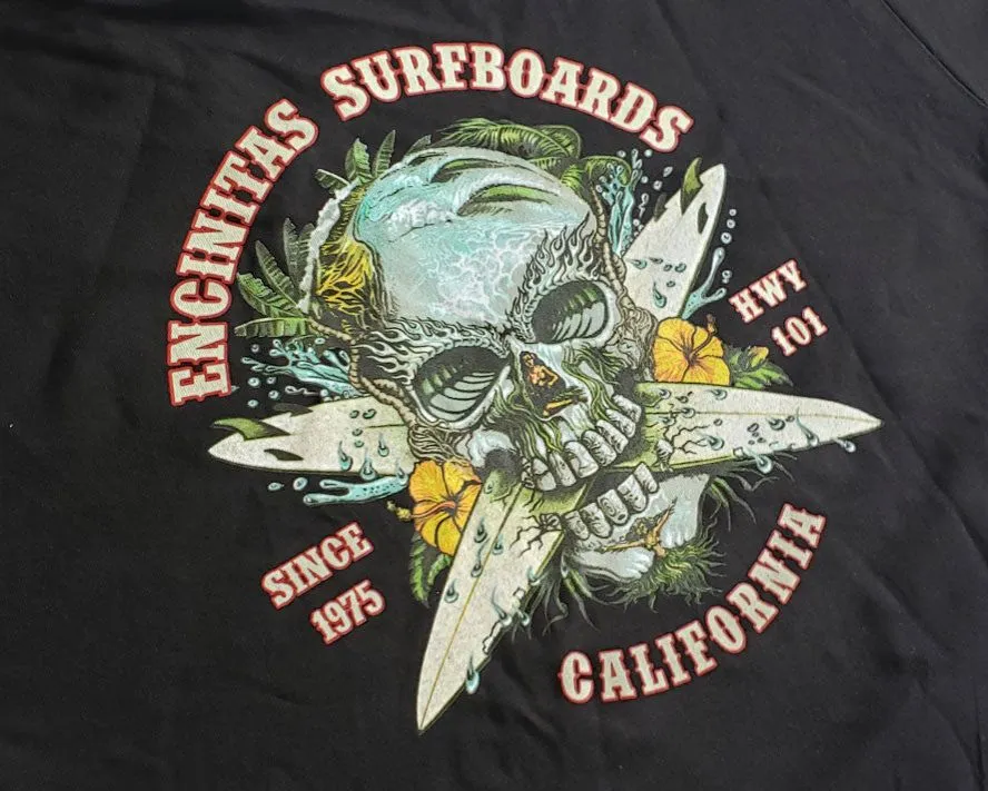 Crossed Surf Skull Long Sleeve