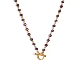 Delfina - 6mm Lux Purple Tiger-eye