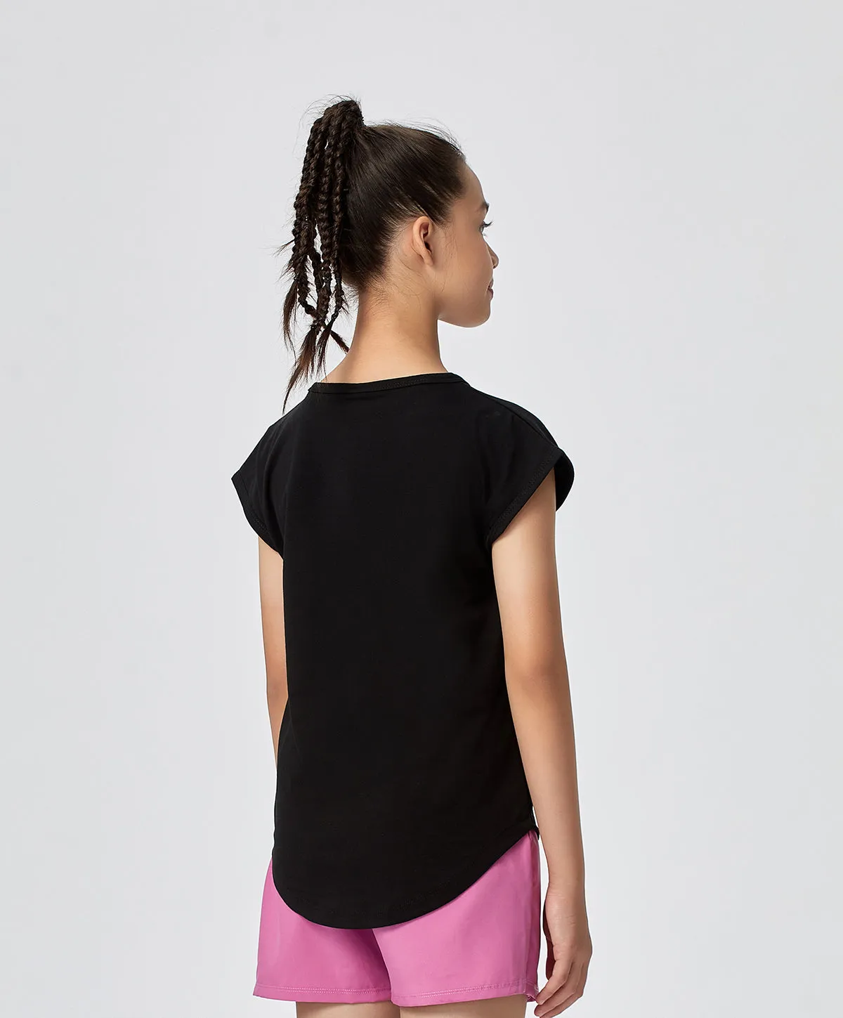 Energized Junior Digital Daydream Basic Cotton Cap-Sleeve Tee 600-1010G