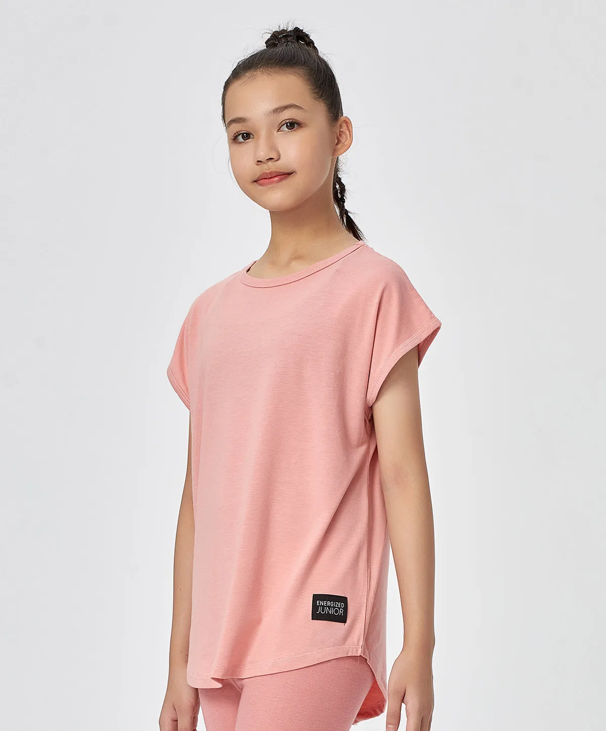 Energized Junior Digital Daydream Basic Cotton Cap-Sleeve Tee 600-1010G
