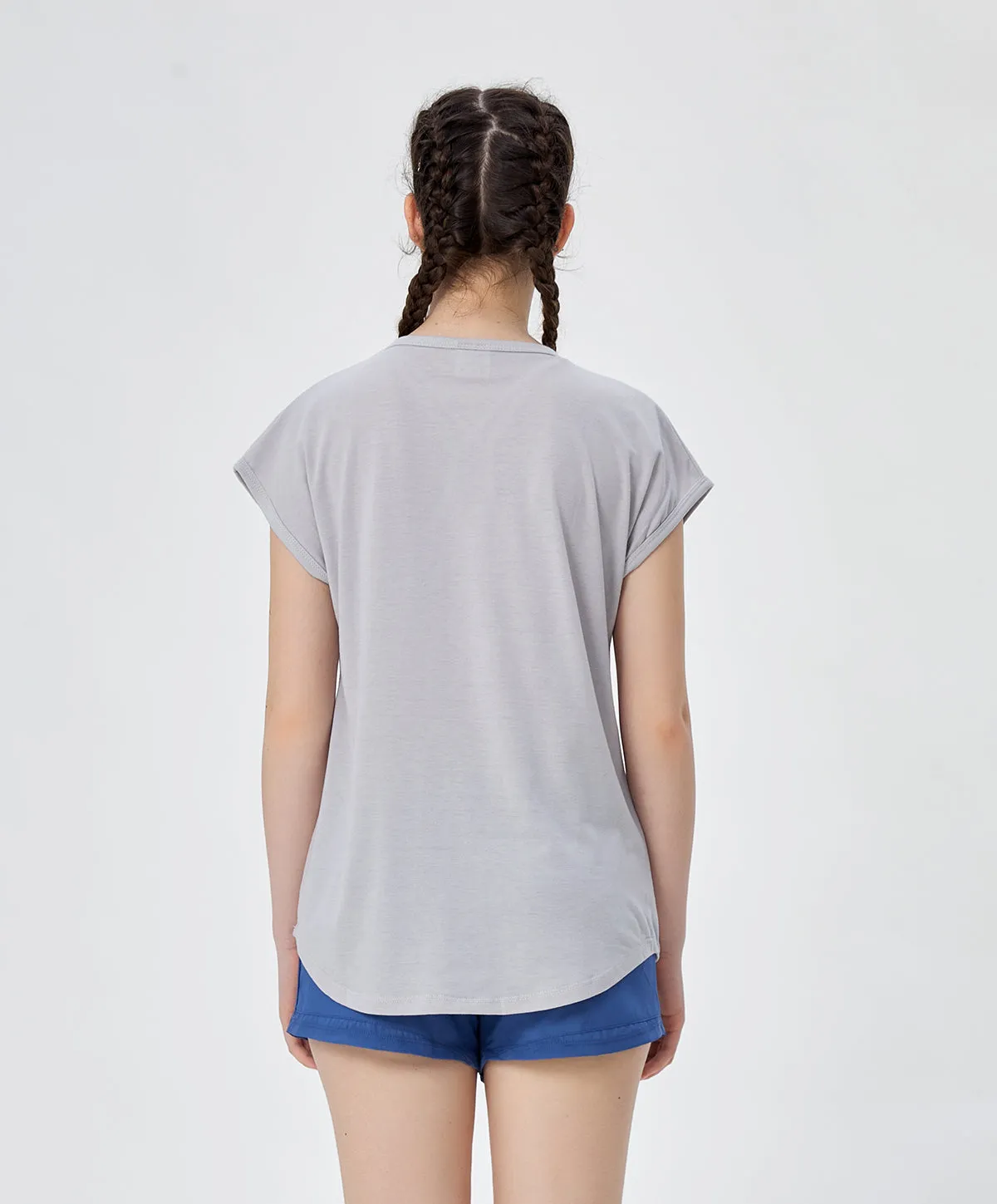 Energized Junior Digital Daydream Basic Cotton Cap-Sleeve Tee 600-1010G