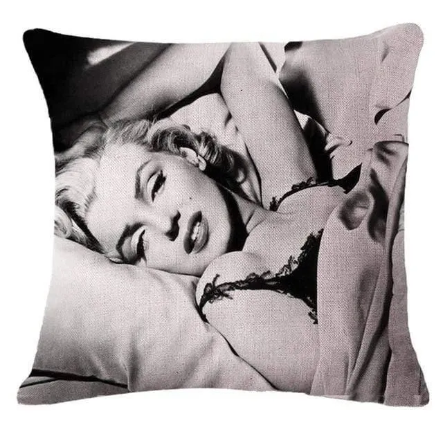 European and American best-selling beauty  square linen pillowcase