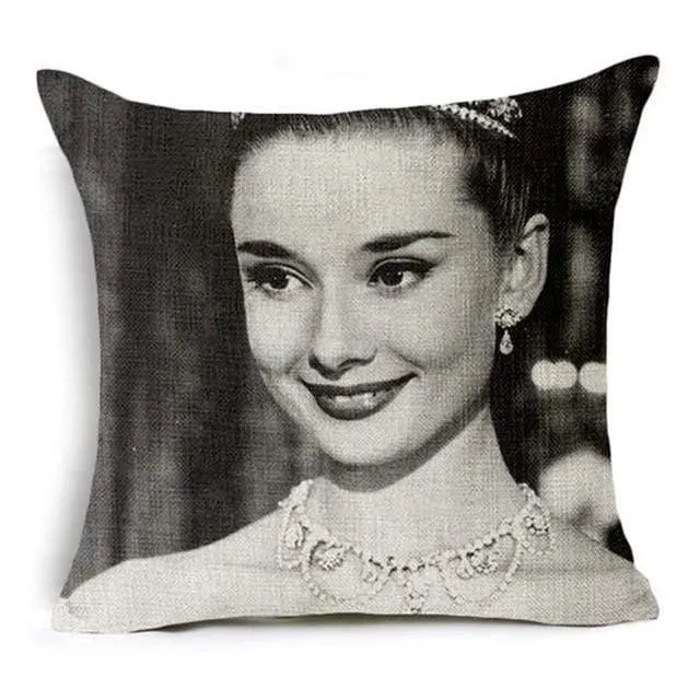 European and American best-selling beauty  square linen pillowcase